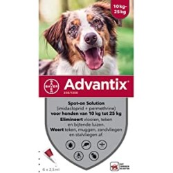  ADVANTIX OLTRE 10 KG FINO A 25 KG CONFEZIONE DA 6 PIPETTE