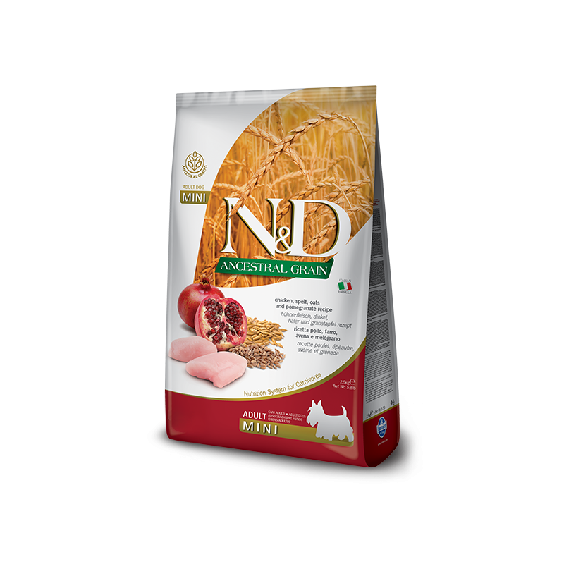 N&D ANCESTRAL ADULT MINI POLLO KG 2,5