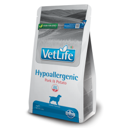 VET LIFE DOG HYPOALLERGENIC PORK&POTATO KG 2