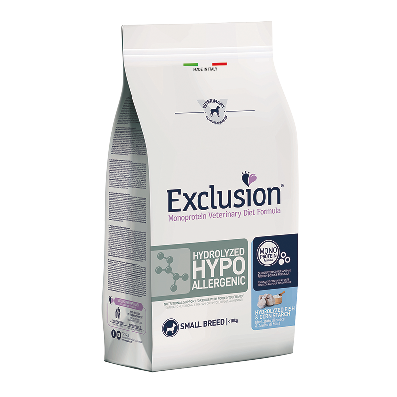 Exclusion DOG HYDROLIZED HYPOALLERGENIC SMALL BREED KG 2