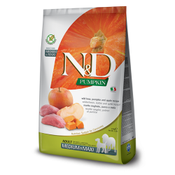 N&D dog PUMPKIN FORMULA ADULT MEDIUM/MAXI KG 2,5 CINGHIALE ZUCCA E MELA