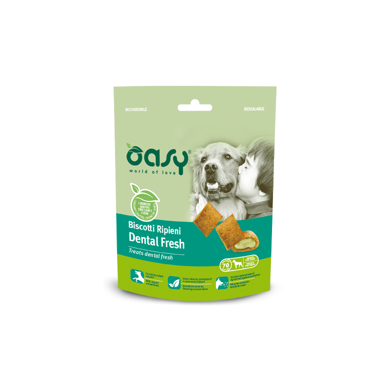 Oasy dog biscotti dental fresh gr 70