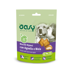 OASY DOG BISCOTTI AGNELLO E MELA GR 80