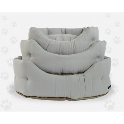 TRONO OVALE COT5 GRIGIO COTONE MIS 5