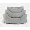 TRONO OVALE COT5 GRIGIO COTONE MIS 5