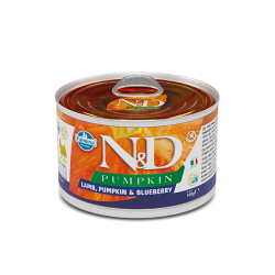 N&D dog PUMPKIN AGNELLO ZUCCA E MIRTILLO GR 140 SCATOLETTA