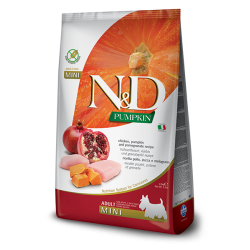 N&D dog PUMPKIN FORMULA ADULT MINI POLLO E MELOGRANO KG 7