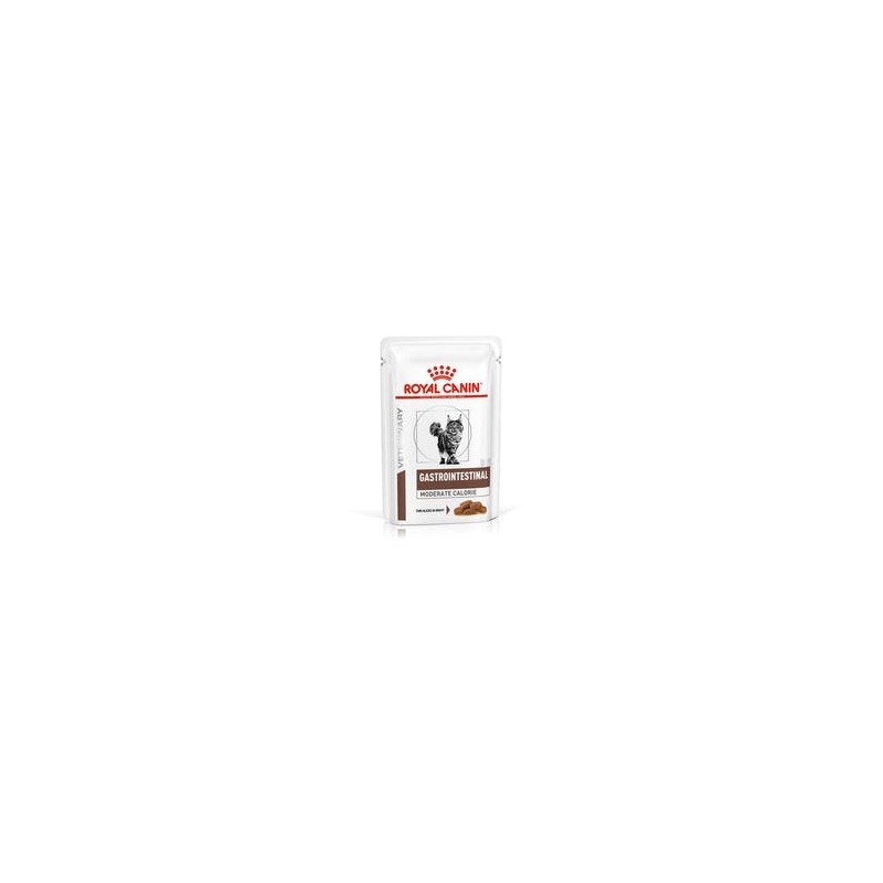 royal cat gastrointestinal moderate calorie 12x85 gr bustina 