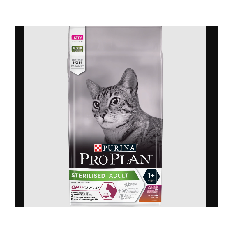 Pro plan sterilised adult optisavour anatra e fegato kg 1,5