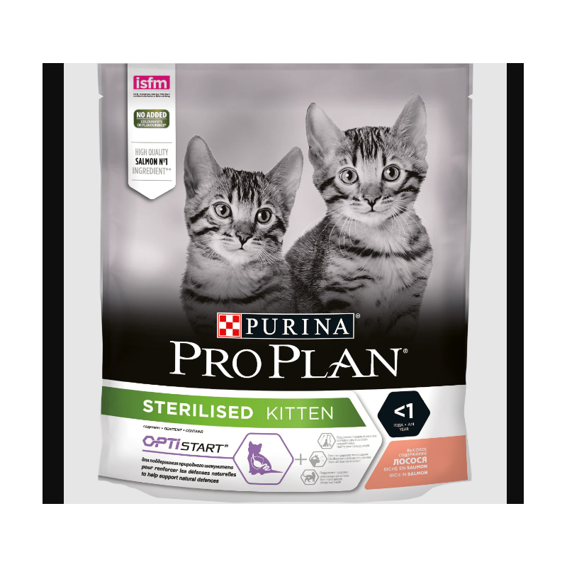 pro plan cat kitten sterilised optistart salmone gr 400