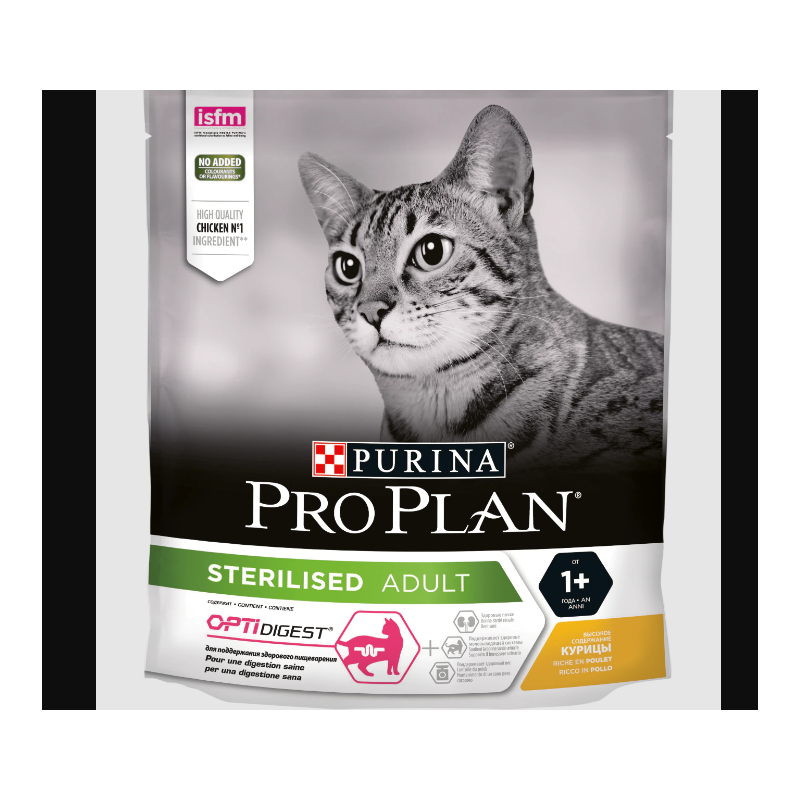 pro plan cat sterilised adult optigest pollo gr 400