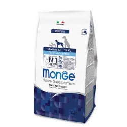 MONGE DOG PUPPY MEDIUM POLLO KG 12