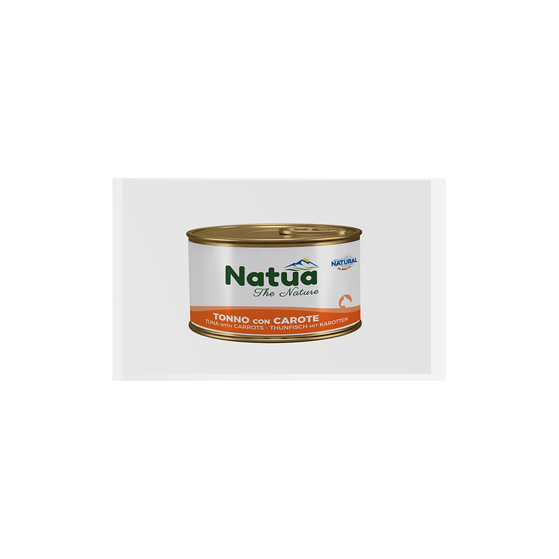 Natua cat tonno con carote in brodo gr 85