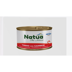 Natua cat tonno con gamberi in brodo gr 85