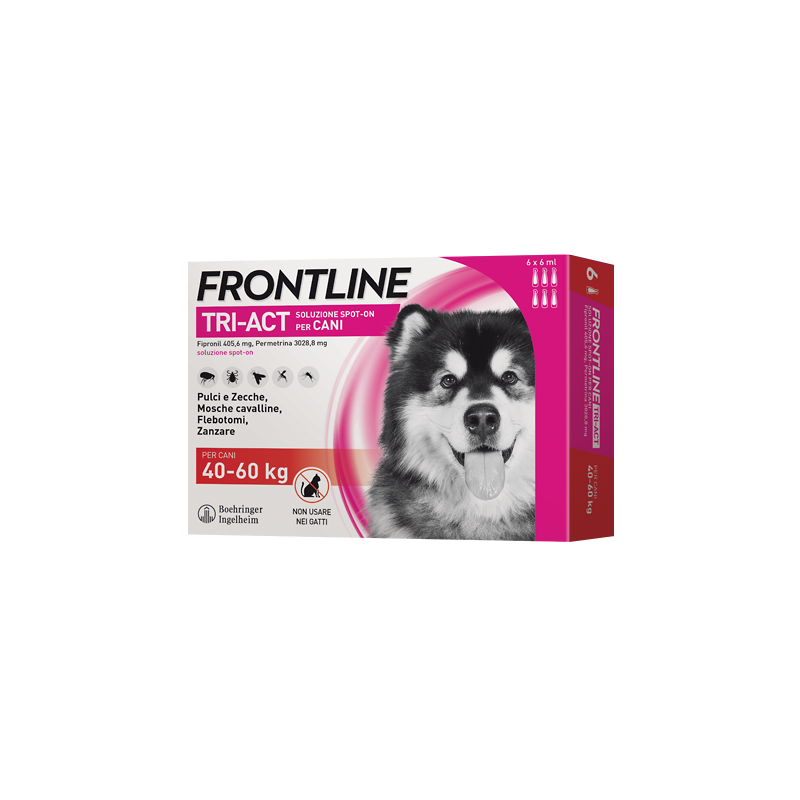 Frontline TRI ACT 40/60 KG (6 PIPETTE)