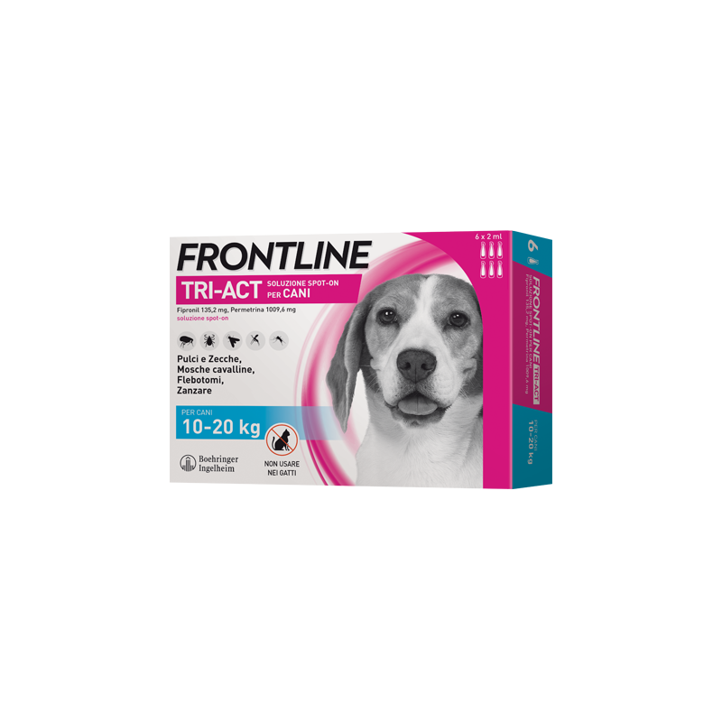 Frontline TRI ACT 10/20 KG (6 PIPETTE)