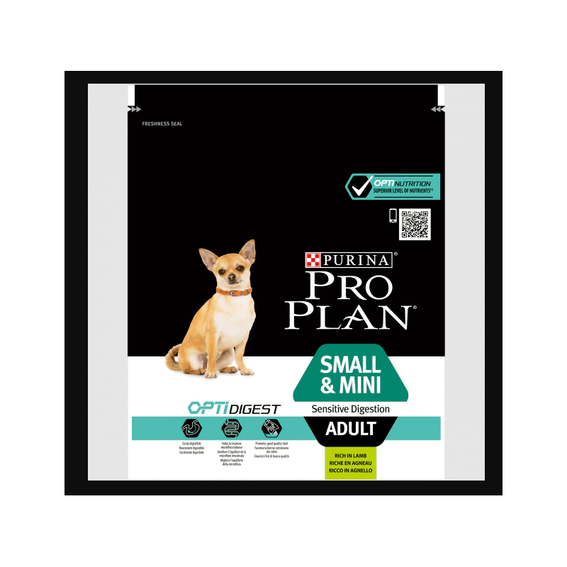 Pro plan dog adult small con agnello kg 3 