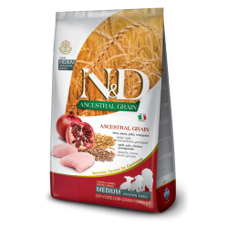 N&D PUPPY MEDIUM MAXI KG 2,5 ANCESTRAL POLLO FARRO AVENA E MELOGRANO