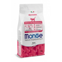 monge cat kitten beef kg 1,5 monoprotein 