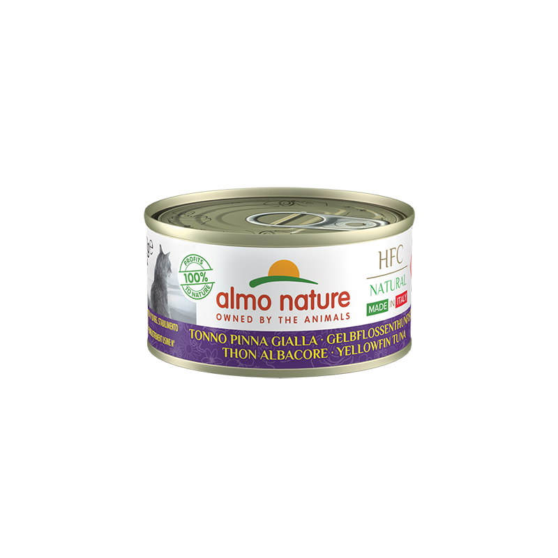 almo cat 70 gr natural tonno pinna gialla