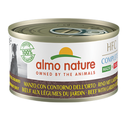 almo dog 95 gr manzo con contorno dell'orto 