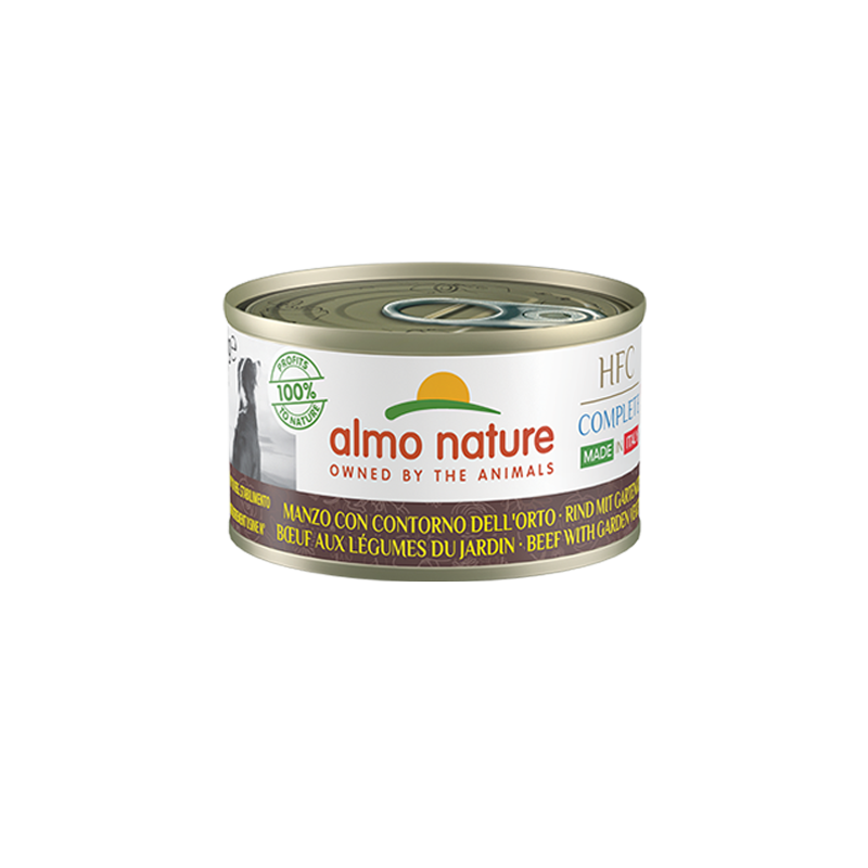 almo dog 95 gr manzo con contorno dell'orto 