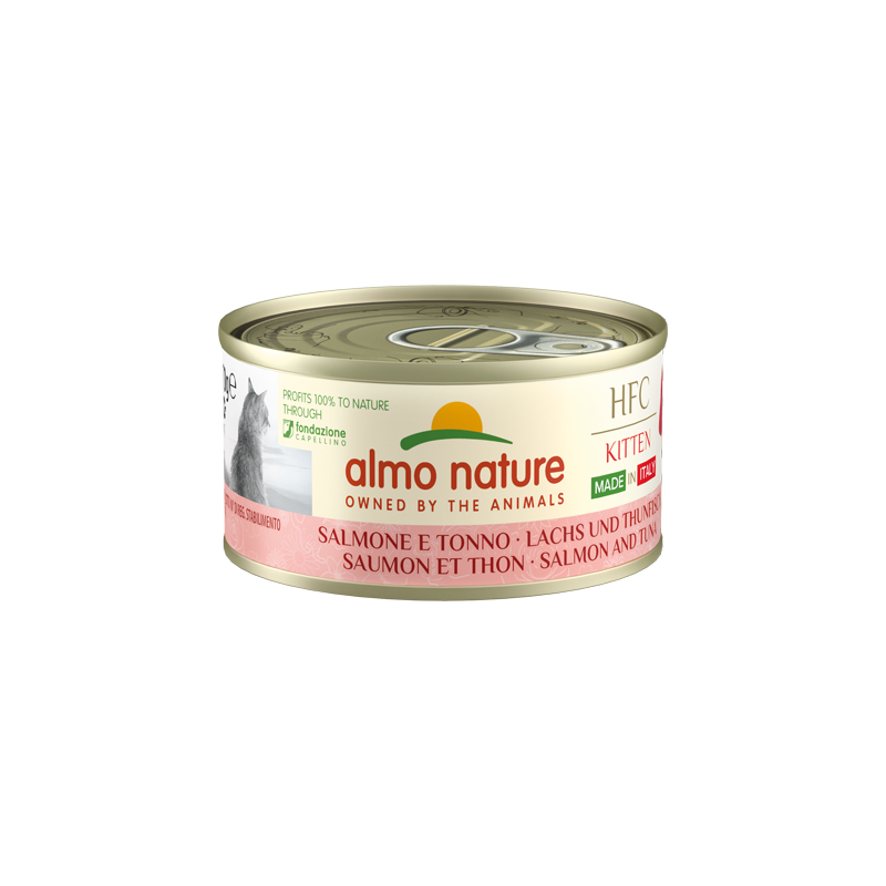 almo cat 70 gr kitten salmone e tonno