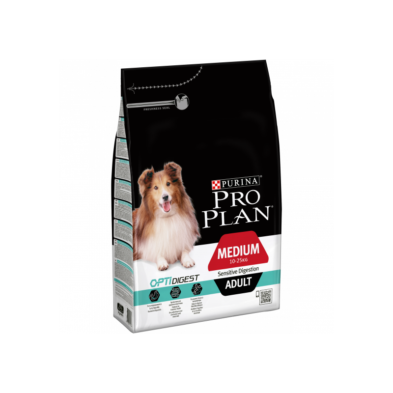 Pro plan dog adult medium agnello opti digest kg 3 