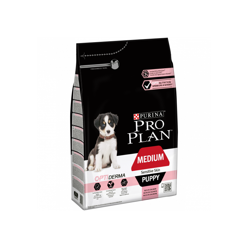 Pro plan dog puppy medium sensitive skin salmone kg 3