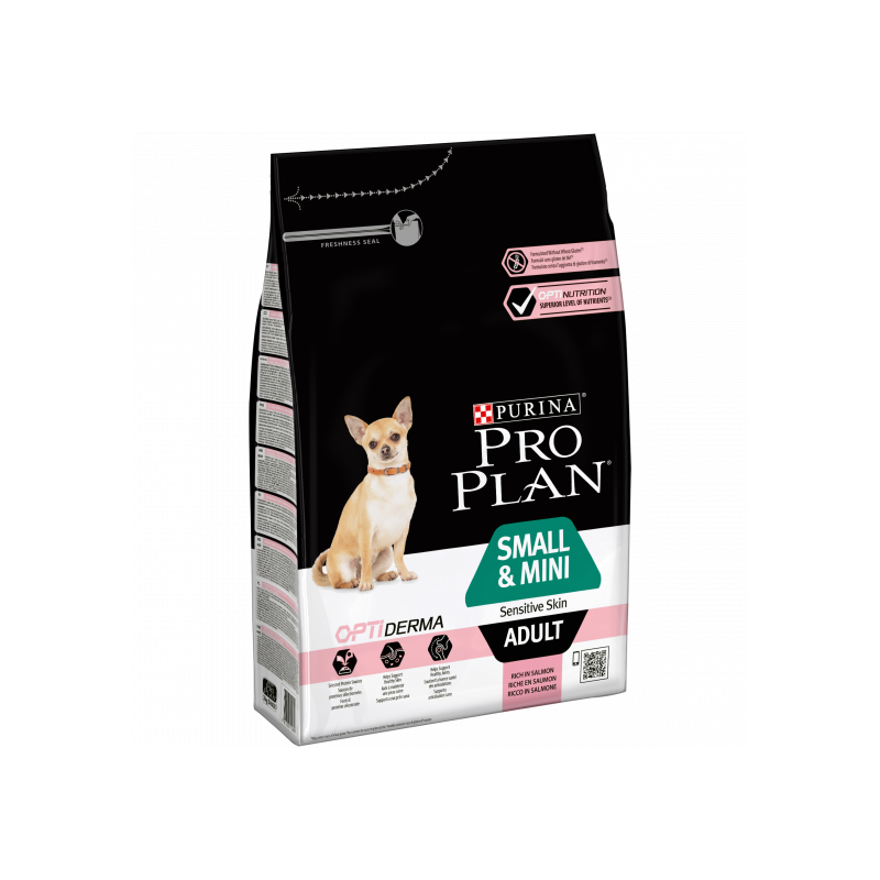 Pro plan dog adult small&mini salmone kg 3 opti derma