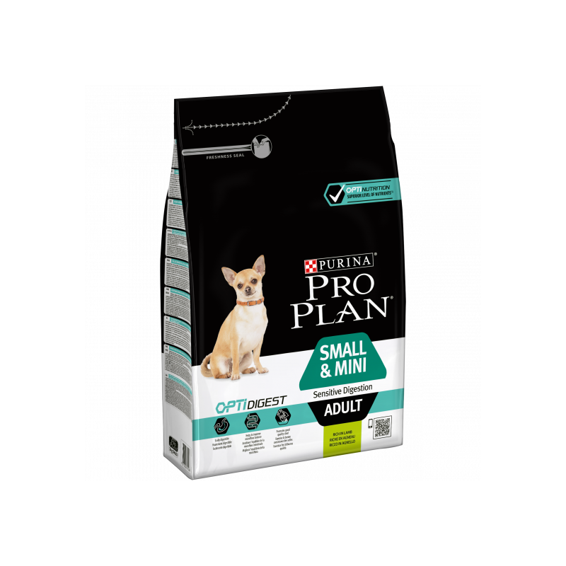 Pro plan dog adult small&mini agnello optidigest kg 3