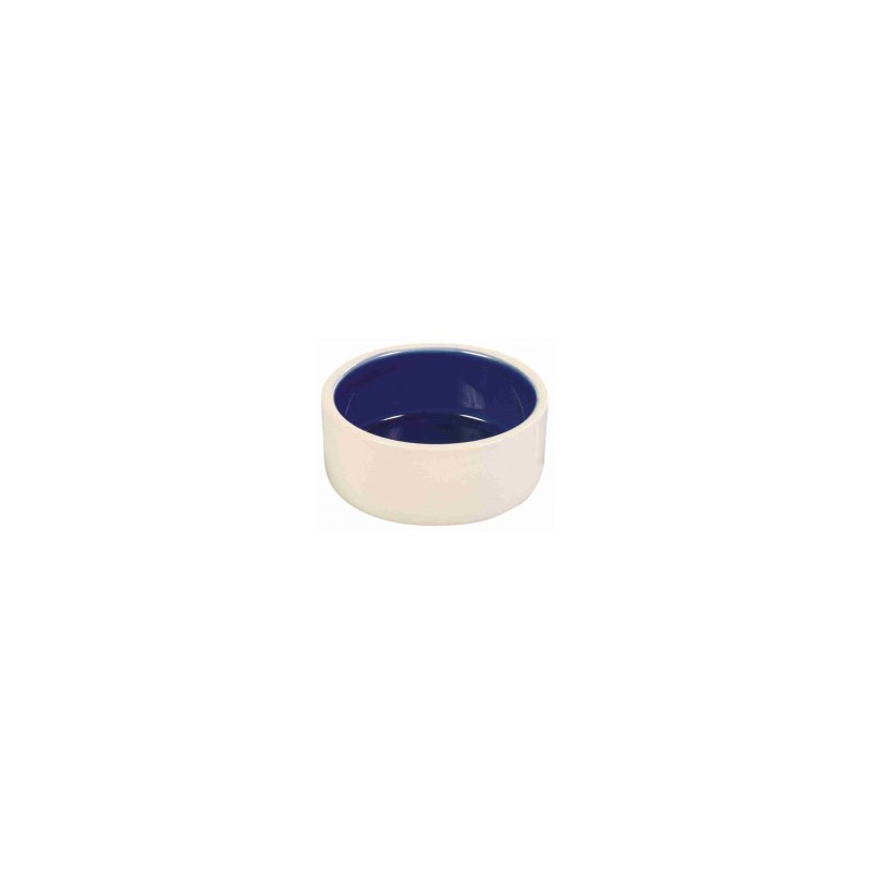 Ciotola ceramica diam 18 crema/blu tx 2451