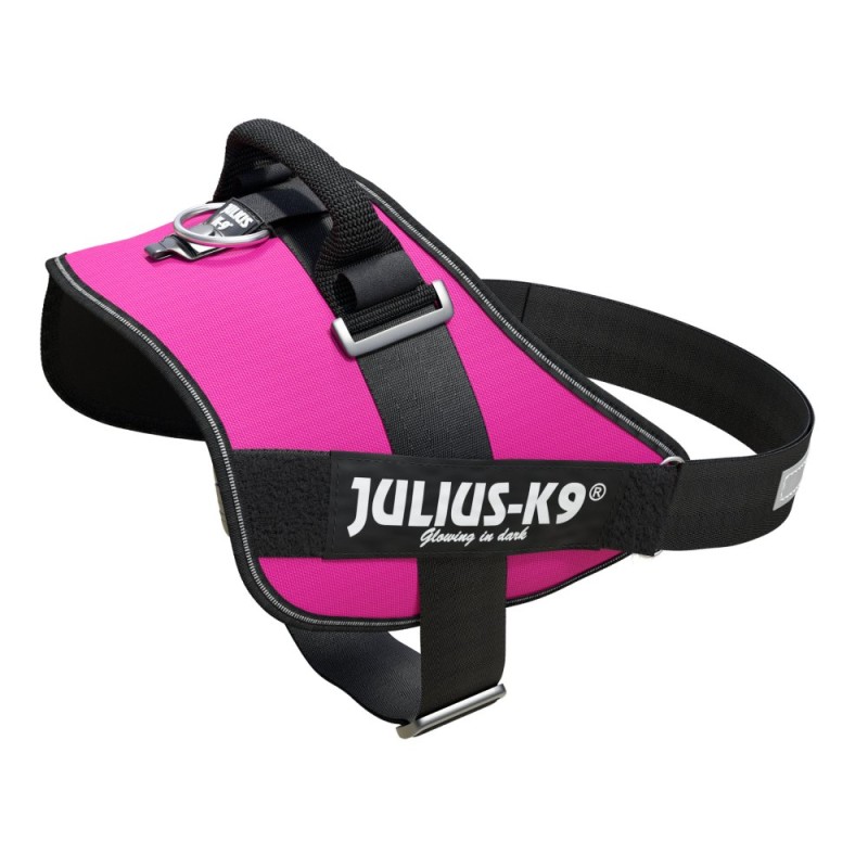 Pettorina Julius k9 fucsia cm 40/53 (cani da kg 4 a kg 7)