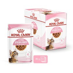 Royal cat kitten sterilised 12x85 gr bustina in salsa 