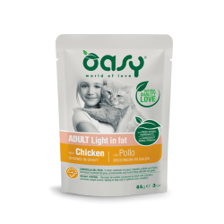 oasy cat bustina gr 85 light al pollo