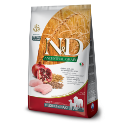 N&D ADULT MEDIUM MAXI POLLO LOW GRAIN KG 2,5