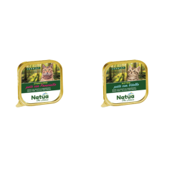 Natua cat pate' con prosciutto gr 100 vaschetta