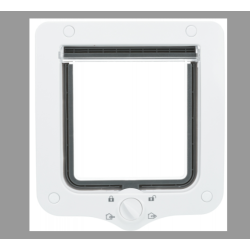 porta gatto con tunnel cm 20x22 bianco tx 44231