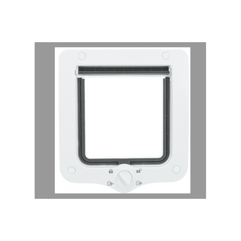 porta gatto con tunnel cm 20x22 bianco tx 44231