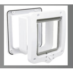 porta gatto con tunnel cm 20x22 bianco tx 44231