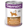 GEMON CAT 415 GR CON POLLO E TACCHINO SENIOR BOCCONCINI