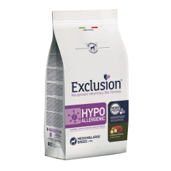 Exclusion dog DIET HORSE AND POTATO KG 12 MEDIUM LARGE BREED