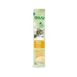 Oasy cat creamy snack mousse di pollo 4x15 gr