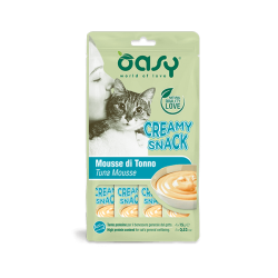 Oasy cat creamy snack mousse di tonno 4x15 gr 