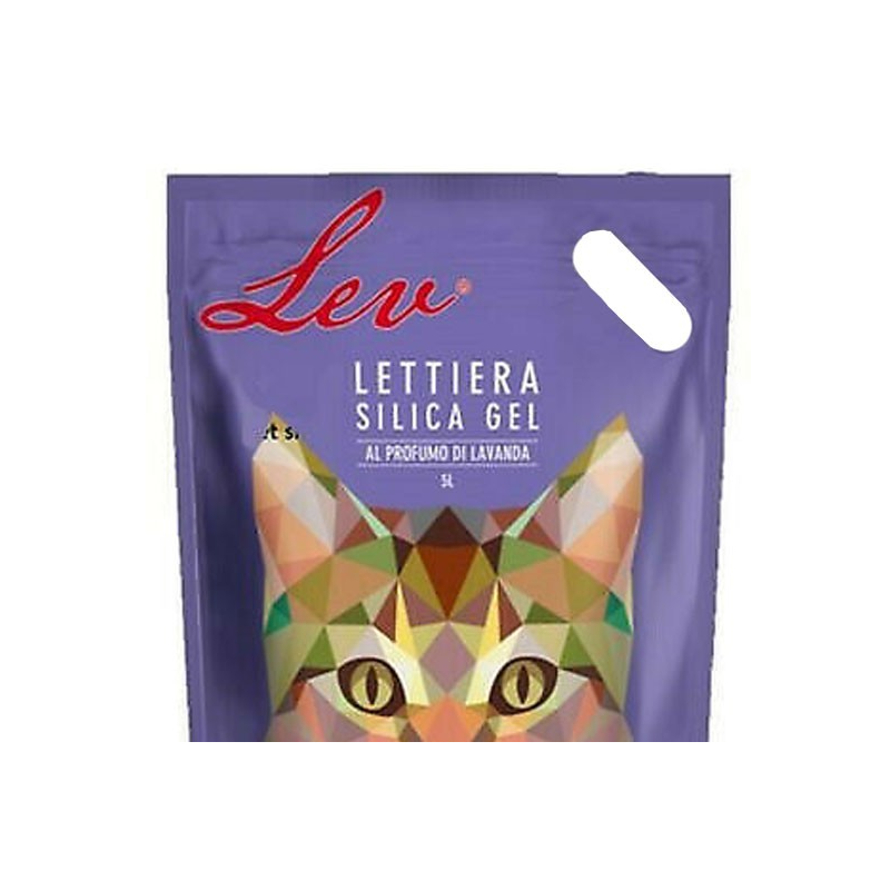 Lettiera silica gel profumo lavanda lt 5