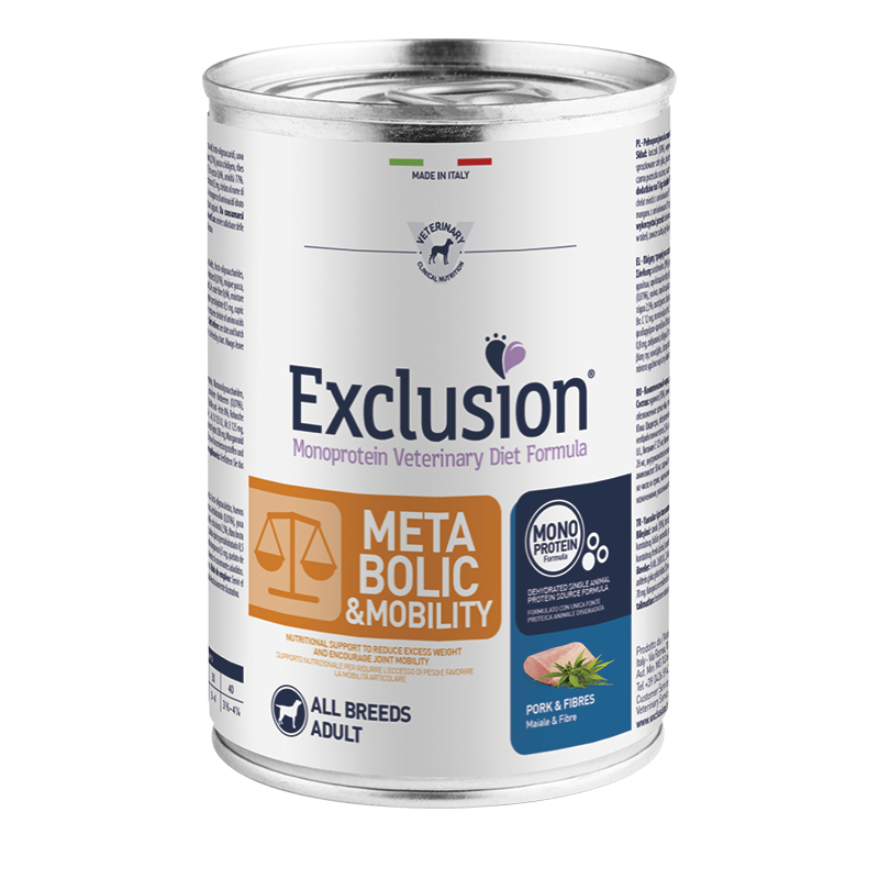 Exclusion dog DIET METABOLIC &MOBILITY GR 400 SCATOLETTA