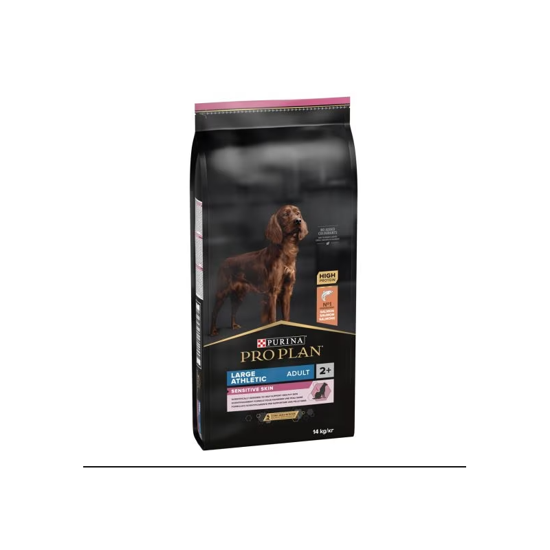 Pro plan dog large athletic adult 2+ kg 14 sensitive skin