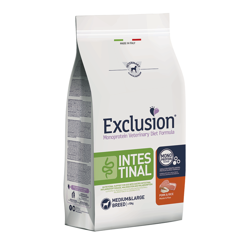 Exclusion dog DIET INTESTINAL MED LARGE KG 2 MAIALE