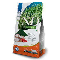 N&D cat adult spirulina con aringa kg 1,5