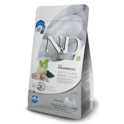 N&D white dog fish monoprotein adult mini kg 2